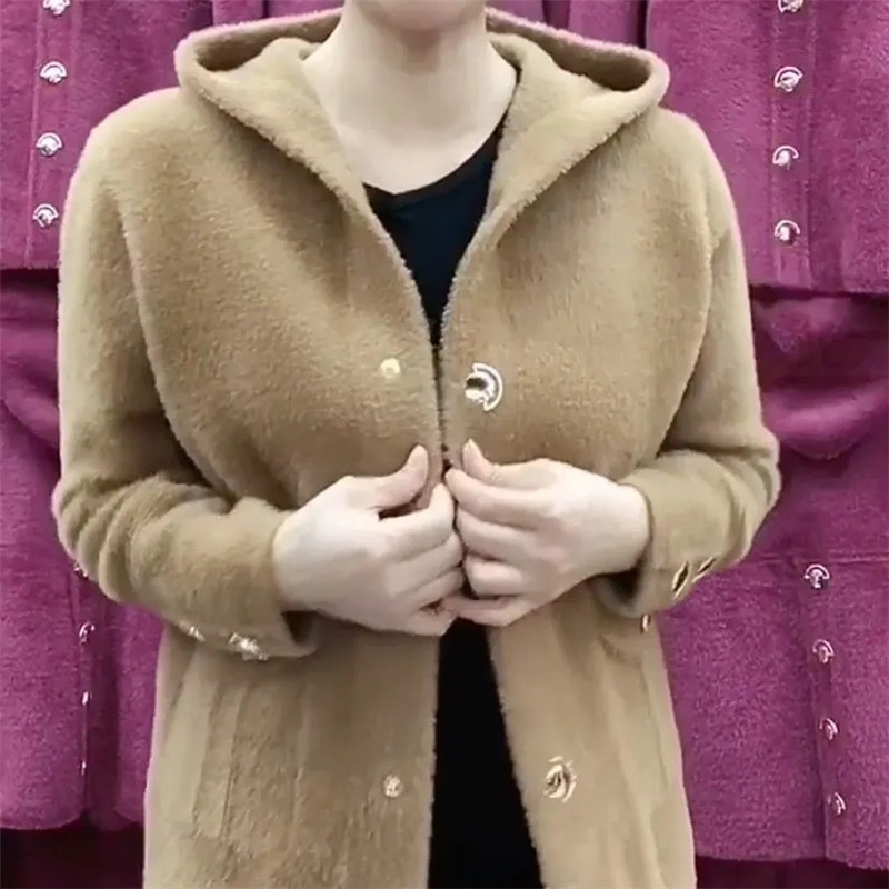 جديد منتصف العمر المسنين الأم  - مراجعة Wool Coat Peacoat وسعره