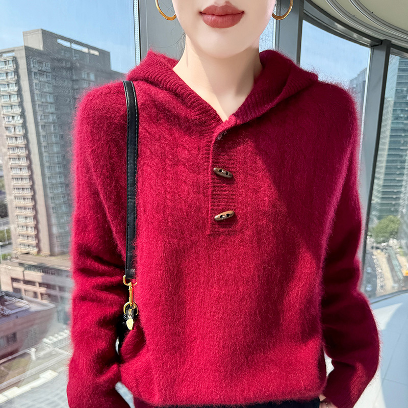 100% المنك النقي الكشمير محبوك - مراجعة Wool Coat Peacoat وسعره