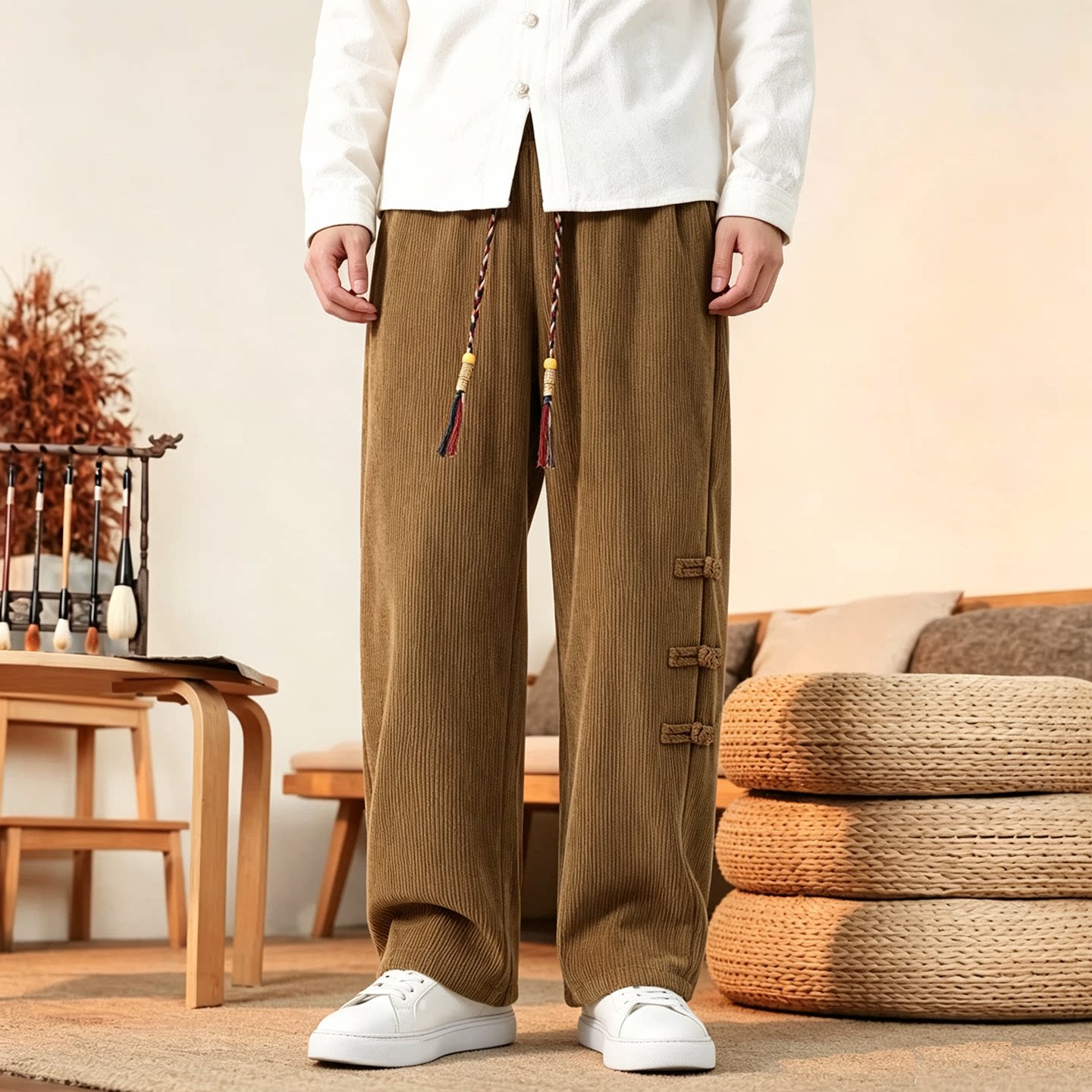 بنطلونات رجالية جديدة للخريف،  - مراجعة Corduroy Pant Warm وسعره