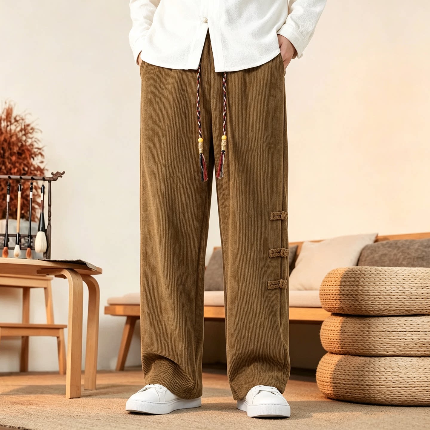 بنطلونات رجالية جديدة للخريف،  - مراجعة Corduroy Pant Warm وسعره